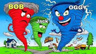 Roblox Oggy Become A Big Tornado | Jack and Bob Gameplay Funny Hindi @TaimurOP