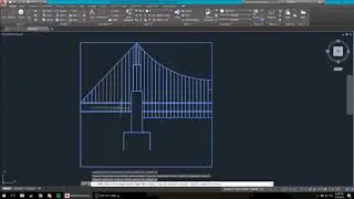 building a bridge in AUTOCAD