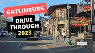 Driving Through Gatlinburg TN 2023 | Spring Break Week