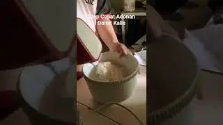Cara Cepat Adonan Donat Kalis Dengan HandMixer #shortvideo #food #baking #bread