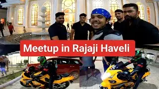 Meetup in Rajaji Haveli Restaurant 😍 Delhi vlog with Hayabusa superbike