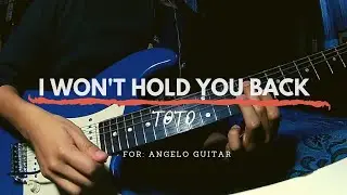 I Won't Hold You Back | Toto | Guitar Solo