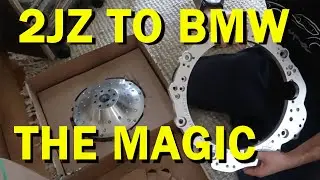 PMC Adapter Kit for my 2JZ to the BMW ZF Transmission is Finally Here - 2JZ to E46 Conversion
