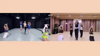 Rocket Punch(로켓펀치) ‘빔밤붐(BIM BAM BUM)’ Choreography vs Original Choreography (Born Black)
