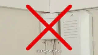 PIR movement sensor not working - HOW TO FIX!