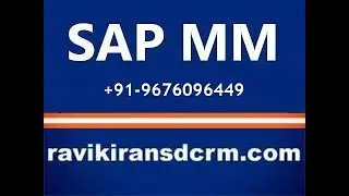 SAP MM Training by Ravikiran