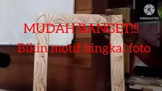 bisa jadi usaha nih!!!cara bikin motif frame/ bingkai foto menggunakan gerinda...teknik tukang kayu