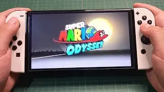 Super Mario Odyssey - Nintendo Switch OLED Gameplay - Handheld Mode