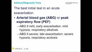 Asthma : Chapter 4 Pulmonary
