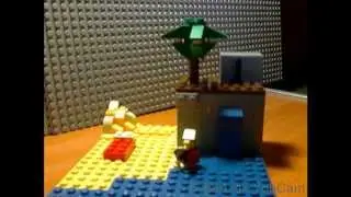 Майнкрафт мир из Lego