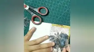 Journal with me, mini junk journal from a booklet 📔
