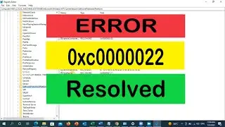 How to Fix Error 0xc0000022, Error 0xc0000022 Resolved, 0xc0000022