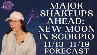 Scorpio New Moon 2023, Sun opposite Uranus Transit, Mars trine Neptune: Surprises & Synchronicities