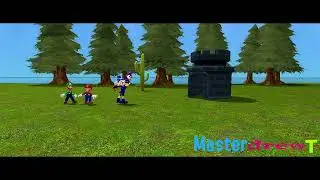 Castle Calamity art chaos entry 3: Waaaluigi LAUNcHEr!!