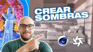 Cómo proyectar sombras de manera facil y sencilla 🔥 Octane Render🔥