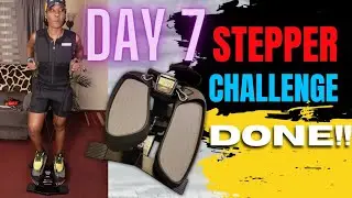 Mini Stepper and 10-LB Weighted Body Suit Workout