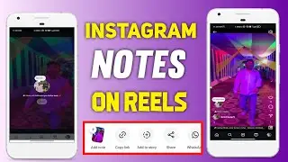 Instagram Reels ADD NOTE New Feature | Reels Me Note Add Kaise karen | Reels Note Add
