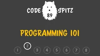 코드스피츠89 - Programming 101 2회차