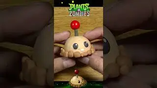 Making Potato Mine in Clay #PlantsvsZombies #pvz #pvz2 #clay #clayfigure #shorts #viral