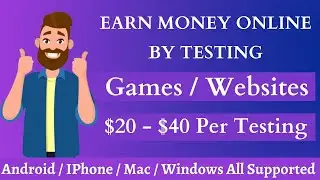Earn Money Online By Testing 📱 | How To Earn Money Online  | Earn Money From Home 🏠