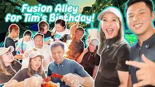Treated Tim to Unlimited Food at Fusion Alley for his Birthday! | Small Laude