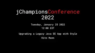 Kito Mann - Upgrading a Legacy Java EE App with Style