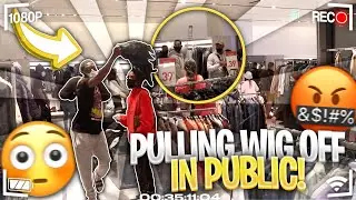 SNATCHING A GIRLS WIG OFF IN PUBLIC PRANK!