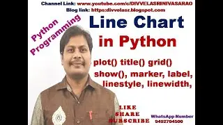 Line Chart in Python || Line Plots in Python with Matplotlib || Python Line Charts ||