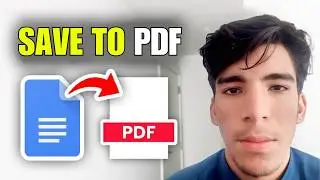 How To Save Google Doc As PDF