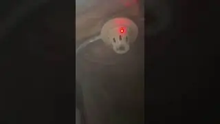 Setting off a Simplex 2098-9636 “Wiffle Ball” Smoke Detector with the fog machine