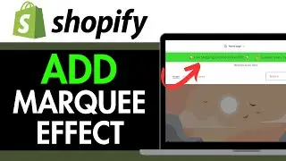 How to Add Marquee Effect in Shopify 2025 | Add Sliding Announcement Bar (RIGHT WAY)