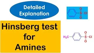 Hinsberg test for amines | Hinsberg reaction| Hinsberg reagent.