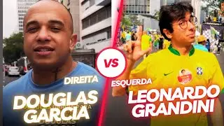 🔥DEBATE AO VIVO : DIREITA vs ESQUERDA - DOUGLAS GARCIA e LEONARDO GRANDINI