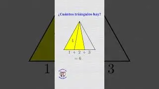¿Cuántos triángulos puedes ver?