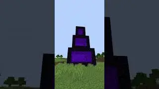 😏 Portal house in Minecraft #shorts