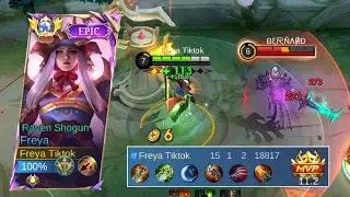 FREYA VS ARGUS LATE GAME🥶! MATCH FREYA MENUJU GLORY! FREYA CRITICAL BUILD! - Mobile Legends