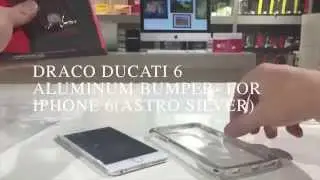 DRACO DUCATI 6 ALUMINUM BUMPER FOR IPHONE 6 (ASTRO SILVER)