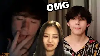 BTS V Taehyung cheating on Jennie with men on omegle 😧😈🤣