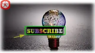 'SUBSCRIBE' shining text  in Kinemaster with green screen, common use