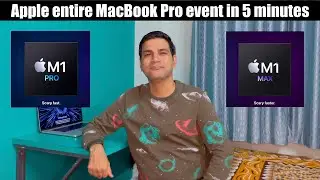 Apple Event October 2021/ New MacBook Pro 14”&16” / M1 Pro & M1 Max Silicon Chips