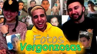 REACCIONANDO A MIS FOTOS DE PEQUEÑO CON MIS HERMANOS (de 22 y 13 años)