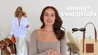 10 Summer Wardrobe Essentials for a Low Maintenance Capsule Wardrobe! 🤍 AD