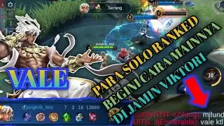 GAMEPLAY VALE S20 solo rank-item Vale TERSAKIT 2021-top 1 global vAle