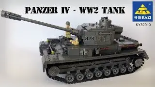 PANZER IV TANK by KAZI - GERMAN ARMY WW2 Unofficial Lego Aliexpress (KY82010 Build Instructions)