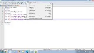 3. HTML colors