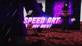 [Minecraft] Banner Speed Art - ItzDarkArtz [GFX] [43] [EPIC BEST BANNER]