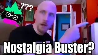 Nostalgia Buster (Nostalgia Critic Deltarune pointing meme)