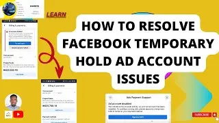 How to fix temporary hold issue on Facebook ad account