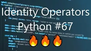 #67 Identity Operators - Python Tips & Tricks | #CodePointer #Shorts 🔥