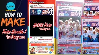 Tutorial Cara Membuat Foto Booth Instagram Di Canva Step By Step. Membuat Bilik Foto Dengan Canva.